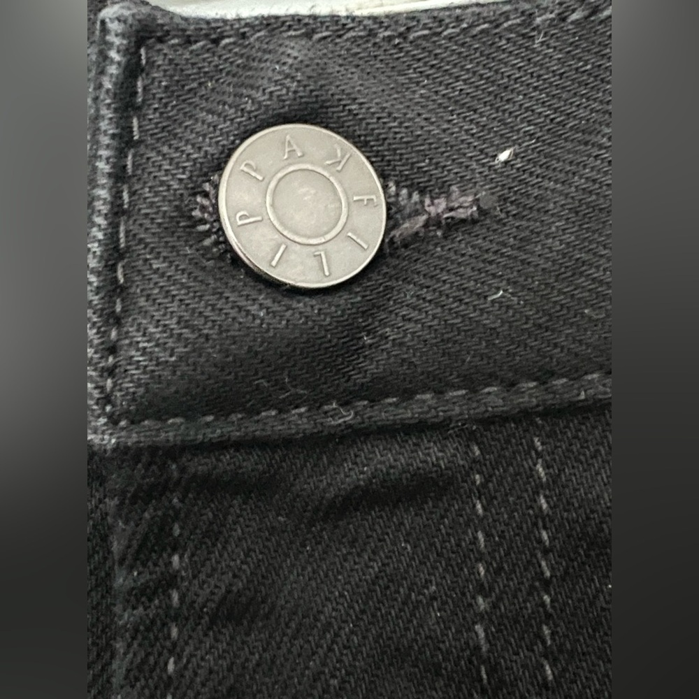 Filippa K Black Designer Tapered Jeans • NWOT • High Rise • Size 27 - Picture 4 of 6